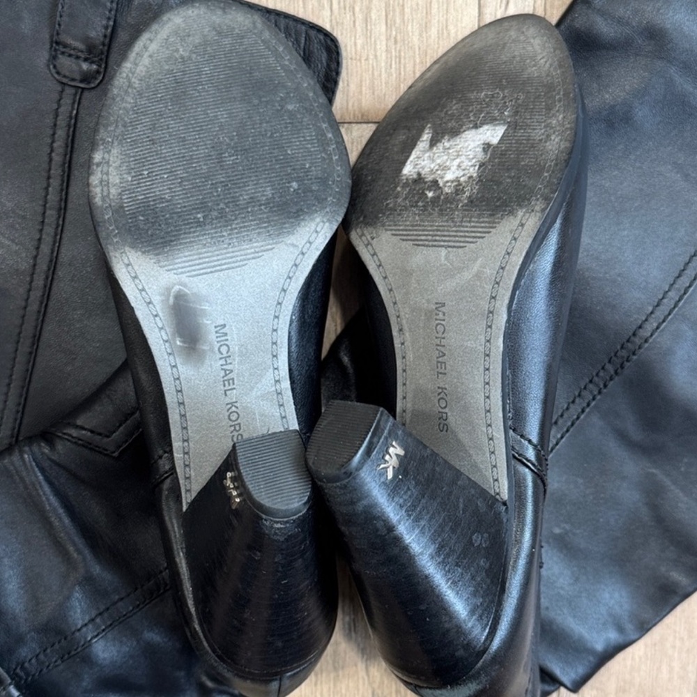 Michael Kors Black Over the Knee Boots Size 6.5 - Picture 4 of 10